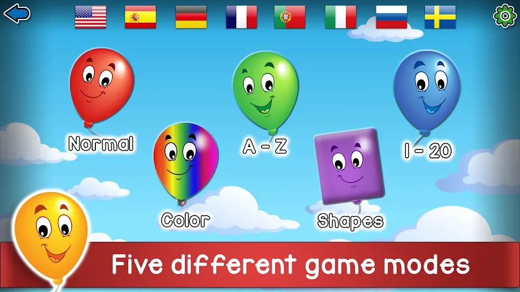 Kids Balloon Pop Game  [МОД Меню] Screenshot 1