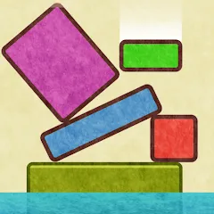 Скачать взлом Drop Stack Block Stacking Game (Дроп Стэк блочная игра с укладкой блоков)  [МОД Mega Pack] - полная версия apk на Андроид