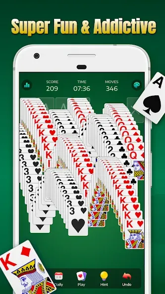 Solitaire - Classic Card Games  [МОД Unlimited Money] Screenshot 2