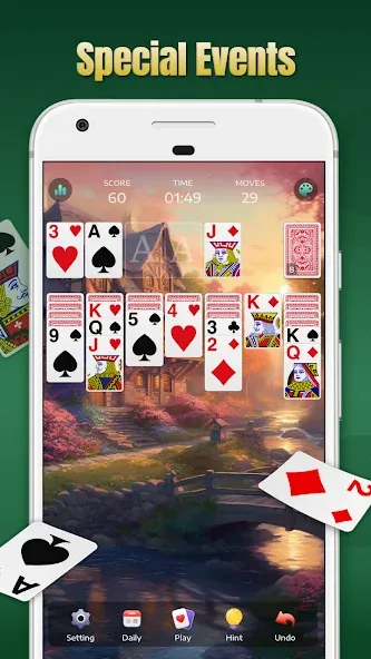 Solitaire - Classic Card Games  [МОД Unlimited Money] Screenshot 3