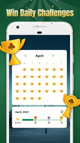 Solitaire - Classic Card Games  [МОД Unlimited Money] Screenshot 5