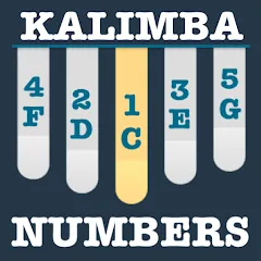 Взломанная Kalimba App With Songs Numbers (Калимба приложение с песнями и цифрами)  [МОД Все открыто] - последняя версия apk на Андроид