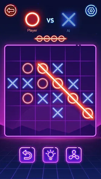 Tic Tac Toe 2 Player: XOXO  [МОД Menu] Screenshot 2