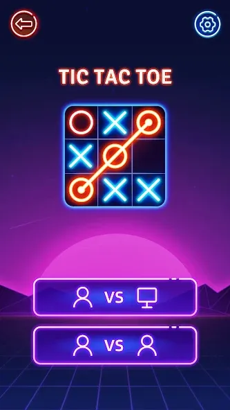 Tic Tac Toe 2 Player: XOXO  [МОД Menu] Screenshot 3