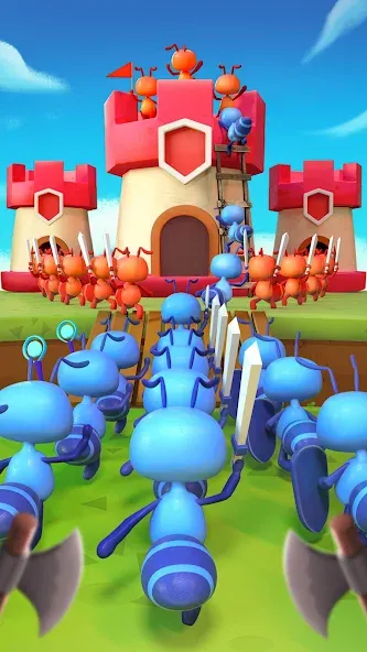 Ant Fight: Conquer the Tower  [МОД Много денег] Screenshot 1