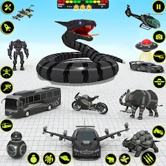 Скачать взлом Snake Car Robot Transformation (Снейк Кар Робот Трансформейшн)  [МОД Mega Pack] - последняя версия apk на Андроид