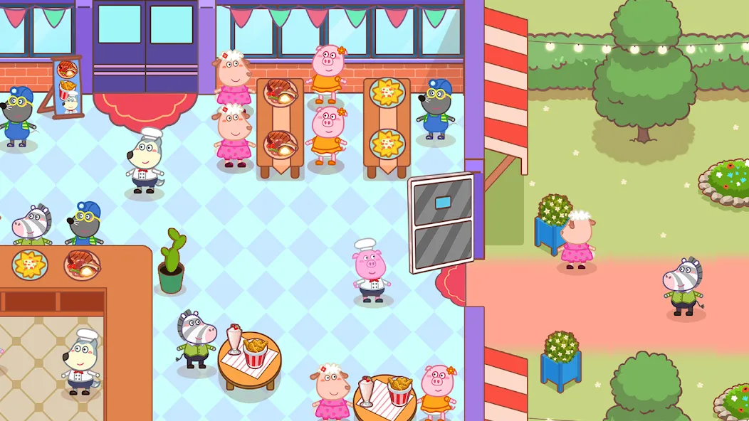 Wolfoo Snack Bar, Restaurant  [МОД Все открыто] Screenshot 1